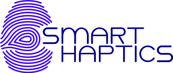 Smart Haptics conference logo with a fingerprint mark
