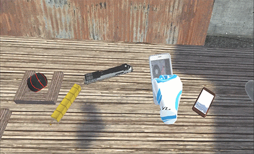 Phone hand interaction haptic feedback interhaptics demonstrator