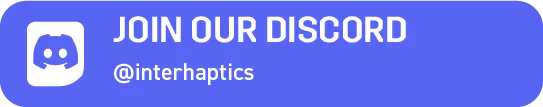 Join our Discord banner for the @interhaptics community server