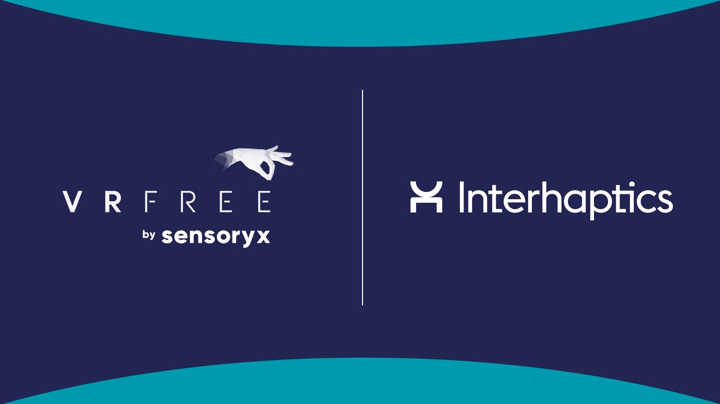 Sensoryx & Interhaptics partner to streamline the creation of hand tracking interactions for VRFree