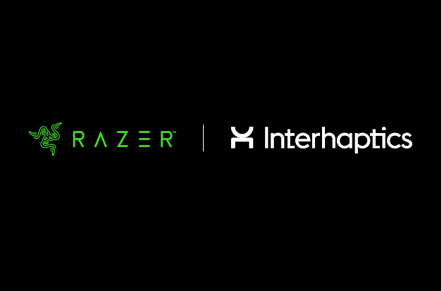 Razer and Interhaptics logos side by side marking the acquisition announcement