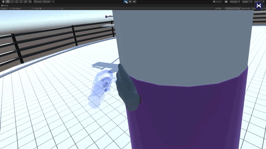 Snapping zone definition for large object image from Interhaptics demo