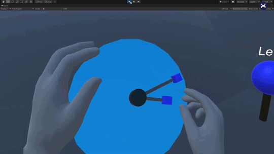 Specific body parts interactions image from Interhaptics demo