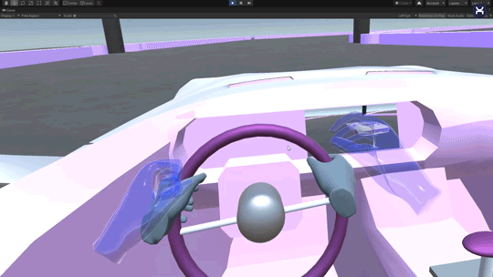Both hands snapping blocking image from Interhaptics demo