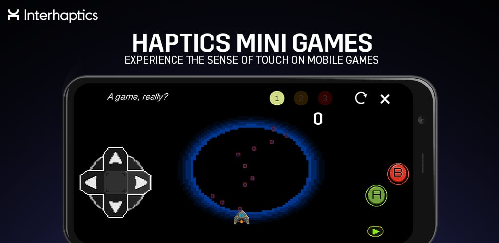 Experience haptic feedback on mobile games