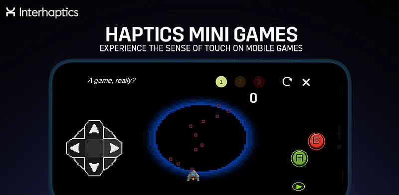 Interhaptics Launches its “Haptics Mini-Games” mobile application